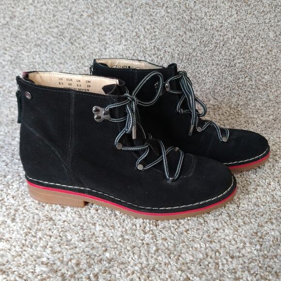 Hush Puppies Catelyn hiker ankle Suede boots size 8.5 - Picture 1 of 10